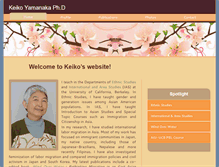 Tablet Screenshot of keikoyamanaka.info